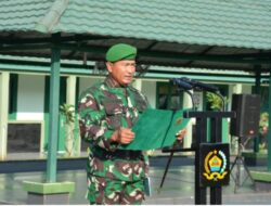 Danrem 023/KS Irup Pada Upacara Bendera 17 an Bulan Maret Ta.2024