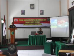 Kodim 0117/Aceh Tamiang menggelar program Analisa Komsos Appem dan Kommas, yang dilaksanakan oleh Tim Analis Sdirpit Pusterad.