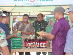 Dandim 0104/Aceh Timur Hadiri Pembukaan Bazar TNI Serentak Secara Vidcon Dalam Rangka Hari Raya Idul Fitri 1445 H di Kota Langsa