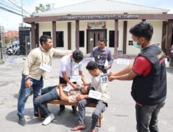 Polres Aceh Tengah Melaksanakan Rekontruksi Perkelahian Dua Remaja Berujung Maut