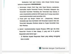 Rekomendasi DPRD Propinsi Sulawesi Utara Terkait Konflik Agraria Kalasey Tak Kunjung Di Tandatangani 