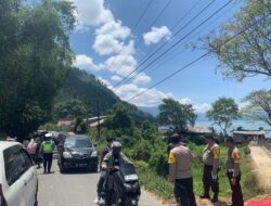 Kapolres Aceh Tengah Lakukan Patroli dan Monitoring Arus Lalulintas di Lokasi Wisata Danau Lut Tawar