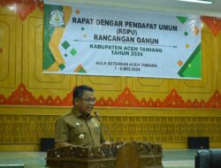 Pemkab Aceh Tamiang Gelar RDPU RAQAN Tahun 2024