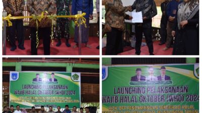 Pemko Langsa Launching Pelaksanaan Wajib Halal Untuk 3000 Desa Wisata se-Indonesia Tahun 2024