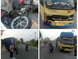 Sebab Mengantuk Pengendara Honda Vario Tewas Usai Tabrak Truck Could Disel Bermuatan Kelapa Sawit