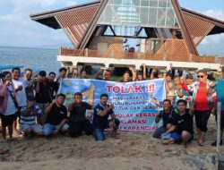 Masyarakat Tiga Pulau Bersatu Menolak Reklamasi Manado Utara.