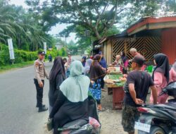 Berikan Rasa Aman Personel Polres Aceh Tamiang Lakukan Pengamanan Tradisi Meugang