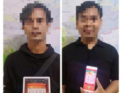 Berantas Judi online Polres Aceh Tamiang Berhasil Amankan Dua Orang Pelaku Judi Online