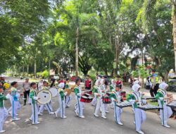 Hari Bhayangkara ke-78, Polres Aceh Tamiang Gelar Lomba Drum Band