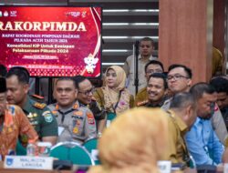 Kapolres Aceh Tamiang Menghadiri Rakorpimda Dalam Rangka Persiapan Pemilukada 2024