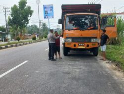 Satlantas Polres Aceh Tamiang Laksanakan Patroli Dikawasan Jalur KTL ( Kawasan Tertib Berlalulintas )