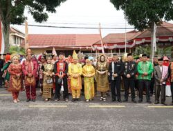 Memperingati HUT Ke – 79 Kemerdekaan Republik Indonesia Dandim 0106/ATENG Menghadiri Karnaval dan Pawai Budaya