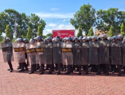 Pastikan Kesiapan Pengamanan Pemilukada 2024, Polres Aceh Tamiang Gelar Latihan Dalmas