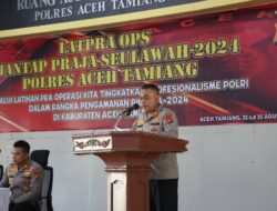 Kapolres Aceh Tamiang Buka Lat Pra Ops Mantap Praja Seulawah 2024