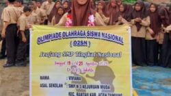 Alhamdulillah, Siswi SMPN 3 Kejuruan Muda Wakili Propinsi Aceh ke kancah nasional Di ( Cabor ) Cabang Olah Raga Atletik