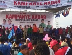 PKS Aceh Tamiang Turunkan Ratusan Kadernya Mengikuti Kampanye Akbar Mualem – Dek Fad