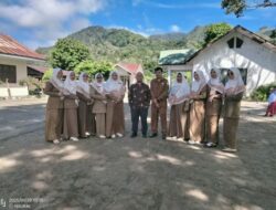 Kegiatan Rutin Hari Senin,  SDN 6 Bies Gelar Upacara Bendera Merah Putih