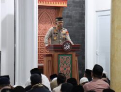 Safari Subuh di Masjid Jami’ Al- Muslim, Kapolres Aceh Tengah Ajak Makmurkan Masjid dan Kepedulian Terhadap Keluarga.