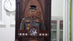 Safari Subuh, Rabu Berkah di Masjid Babut Taubah, Wakapolres Aceh Tengah Sampaikan Bahaya Narkoba dan Perjudian.