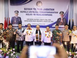 Asisten 1 Setdakab Saksikan Sertijab Kalapas Kelas IIb Kualasimpang