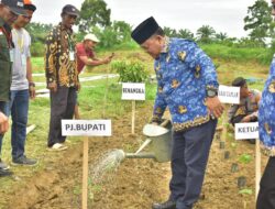 Pj. Bupati Asra Hadiri Launching Penanaman Perdana Gugus POLRI