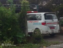 Ambulance Puskesmas Linge Sering Parkir di Pegasing.
