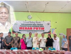 Fahkrul Razi, Ketua Terpilih Koperasi Desa Merah Putih Syariah Kampung Perdamaian