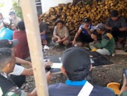 Jalin Silahturahmi, Babinsa Komsos Dengan Warga yang Akan Melaksanakan Hajatan