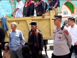 Pendekatan Humanis dan Edukasi, Polres Aceh Tengah Amankan Unjuk Rasa Warga Serule Secara Kondusif