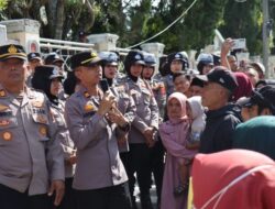 Pengamanan Humanis Polres Aceh Tengah, Aksi Unjuk Rasa Masyarakat Nelayan Berjalan Kondusif