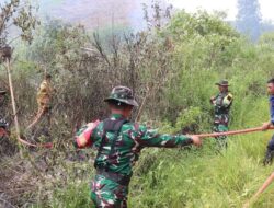 Kodim 0106/Aceh Tengah Gelar Latihan Aplikasi Penanggulangan Karhutla