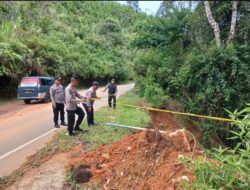 Patroli Identifikasi Daerah Rawan Bencana Alam dan Laka Lantas, Polsek Linge Imbau Pengguna Jalan Waspada