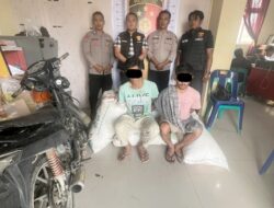 Satreskrim Polres Bener Meriah Amankan Dua Terduga Pelaku Tindak Pidana Pencurian Kopi.