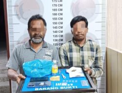Ungkap Peredaran Narkoba di Pondok Baru, Polres Bener Meriah Amankan Dua Tersangka Dengan Barang Bukti Ganja dan Sab.