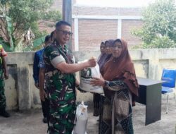 Dandim 0106/Aceh Tengah Salurkan Bantuan Pangan Beras Untuk Warga di Kecamatan Bebesen