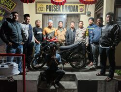 Gerak Cepat, Polsek Bandar Ungkap Kasus Curanmor, Pelaku Diringkus Kurang Dari 3 Jam.