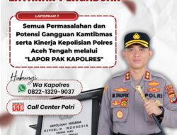 Kapolres Aceh Tengah Luncurkan Layanan “Lapor Pak Kapolres”, Permudah Warga Sampaikan Aduan Lewat Whats App