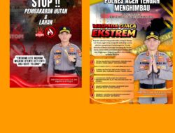 Polres Aceh Tengah Menghimbau Kepada Masyarakat, Stop Pembakaran Hutan dan Lahan.