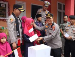 Senyum dan Bahagia Terpancar Dari Wajah Anak-Anak Panti Asuhan Saat Menerima Bantuan dari Polres Aceh Tengah